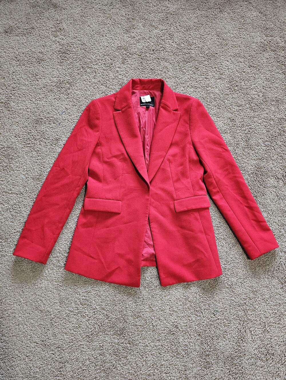 Banana Republic Red Brazer Size 6
